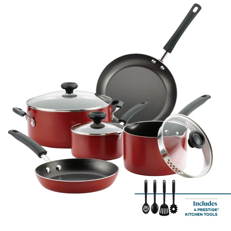 Farberware 12-Piece Nonstick Pots and Pans Cookware Set.