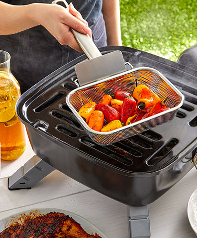 Stainless Steel Small Mesh Grill Pan
