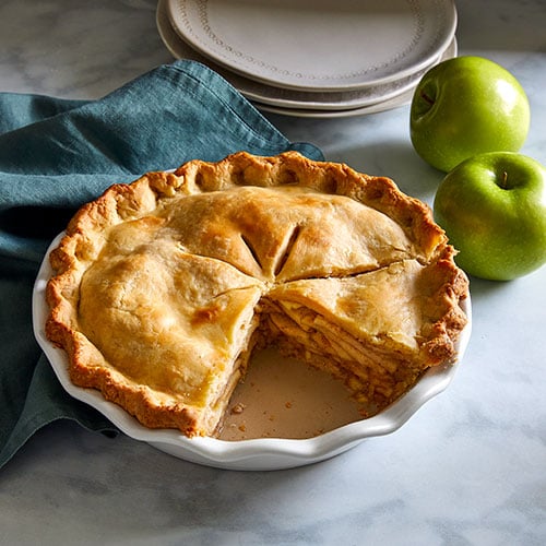 Natural Stoneware Pie Baking Dish