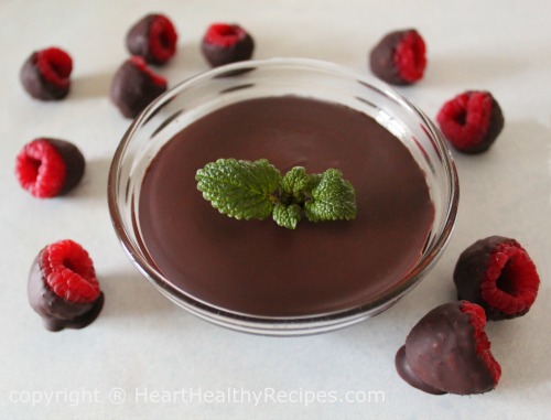 Chocolate covered raspberries